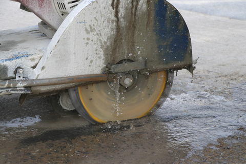 Interior Demolition - Wet Saw