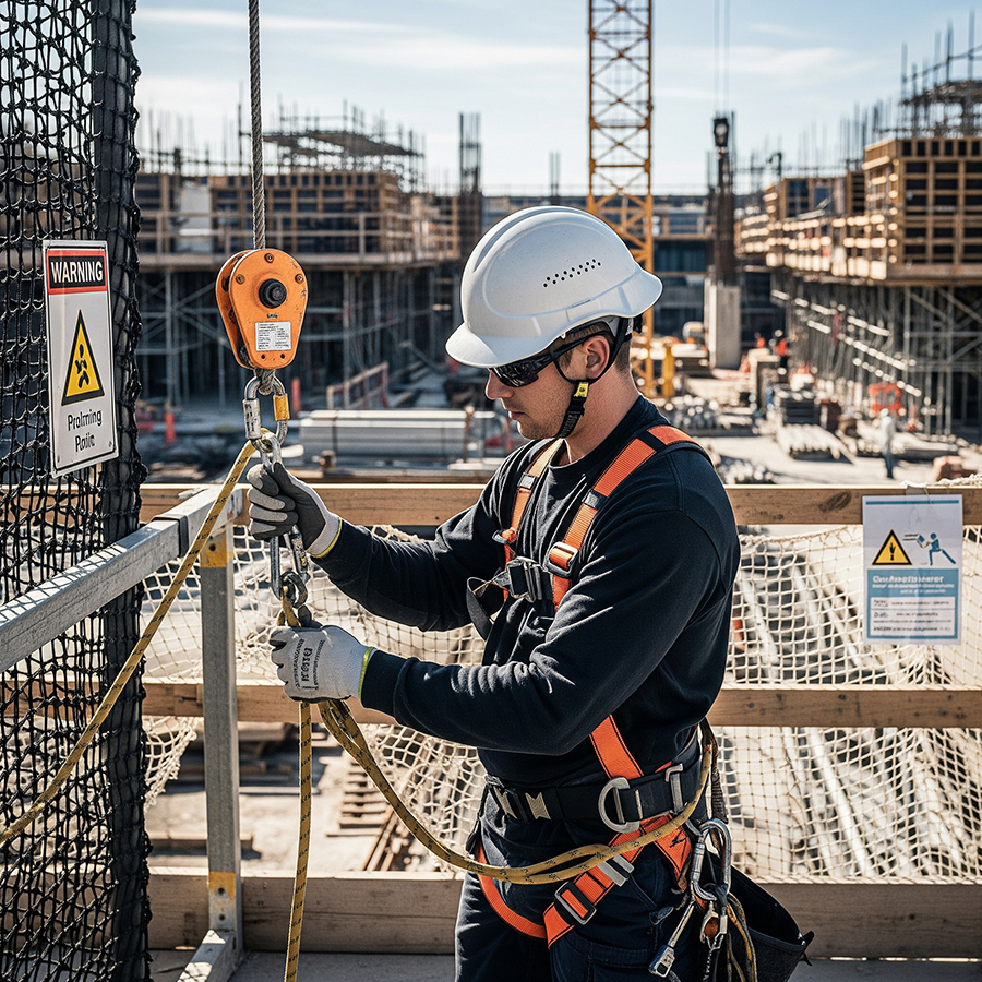 Safe rigging procedures and equipment inspection - R. Baker & Son