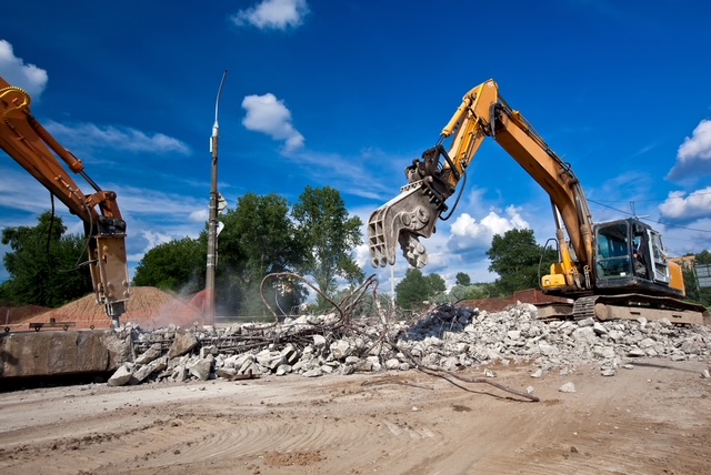 Demolition Equipment in the field, R. Baker & Son